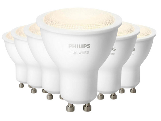 6x Philips Hue White Ledspots