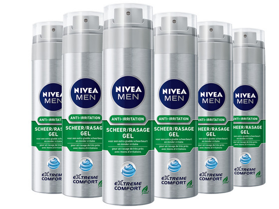 6x Nivea Extreme Comfort Scheergel