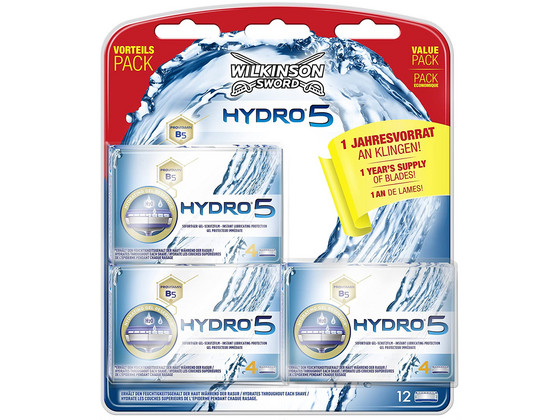 12x Wilkinson Hydro Scheermesje