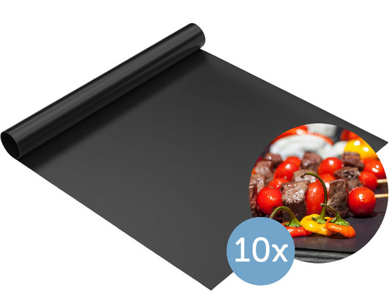 10x Non-Stick BBQ/Grill Mat