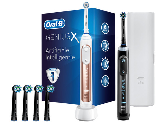 2x Oral-B Genius X 20900 Tandenborstel