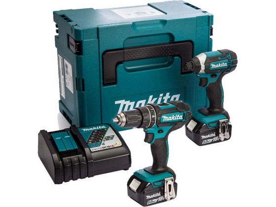 Makita 18 V Combiset | 2x 5.0 Ah Accu