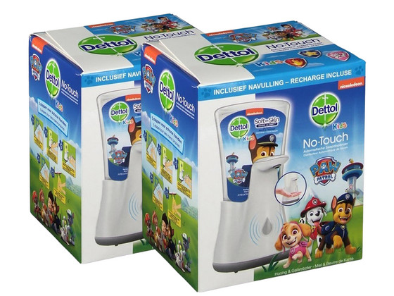 2x Dettol Handzeep Automatische Zeepdispenser