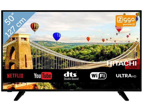 Hitachi 50'' 4K Ultra HD Smart TV