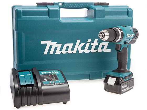 Makita 18 V Combiset + 4.0 Ah Accu