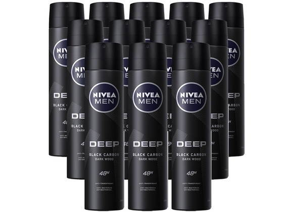 12x Nivea Men Deo Spray Deep | 200 ml