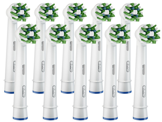 10x Oral-B CrossAction Opzetborstel