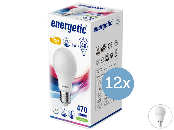 12x Energetic Ledlamp (Dimbaar)