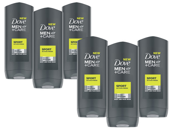 Dove Men Shower | 6x 400 ml