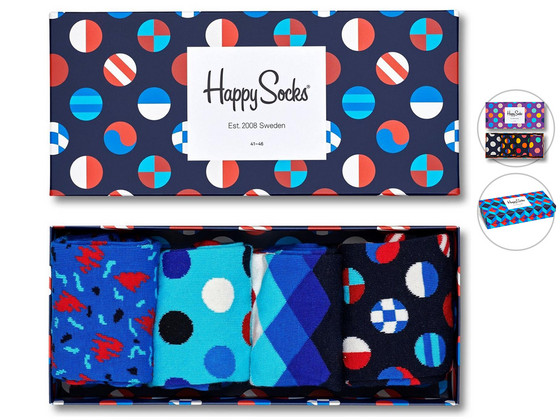 Happy Socks Giftbox (4 Paar)