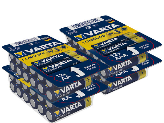 48x Varta Longlife Batterij