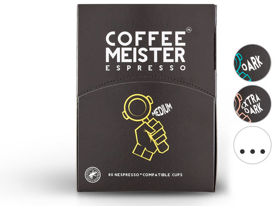 240x Coffeemeister Medium Roast Capsules