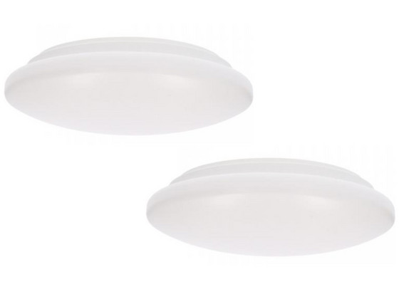 2x LED's Light Plafonnière (12 W / Ø 27 cm)