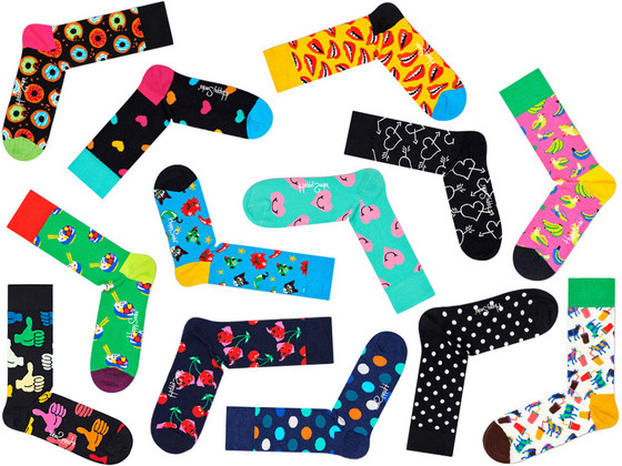 6 Paar Happy Socks in Mystery Pack