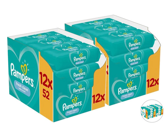 Pampers Baby Wipes (1248 Doekjes)