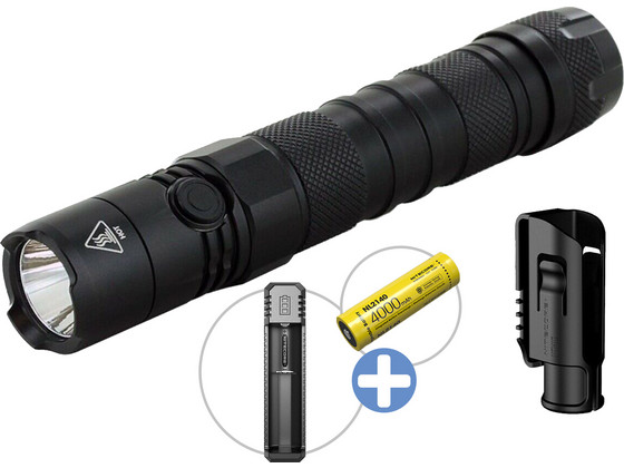 Nitecore Zaklamp + Batterij & Lader