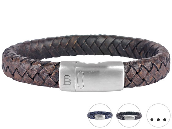 Steel & Barnett Leren Armband