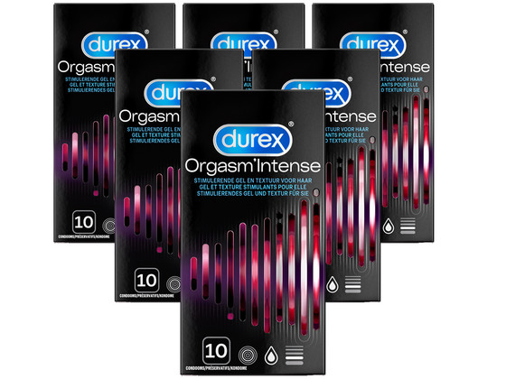 60x Durex Orgasm'Intense Condooms