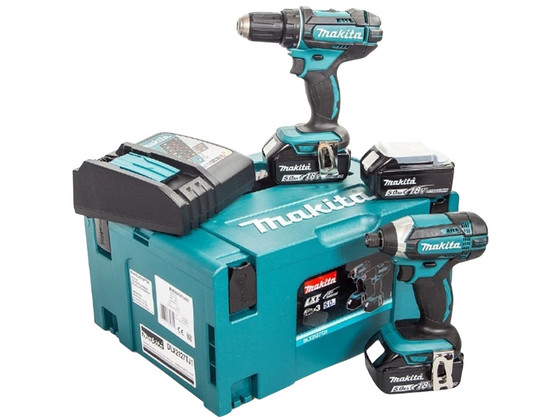 Makita 18 V Combiset | 3x 5.0 Ah | Mbox