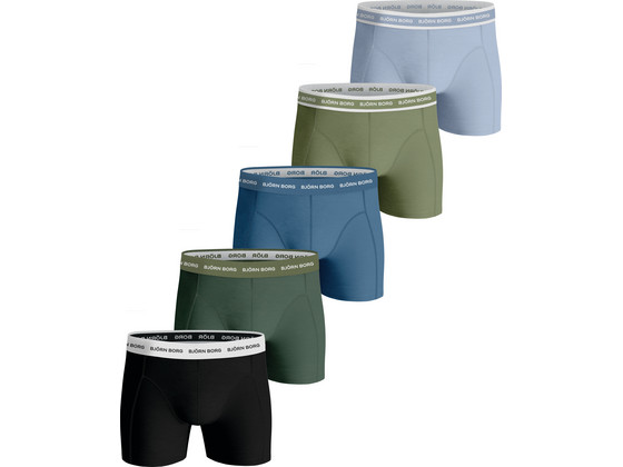 5x Bjorn Borg Solid Boxershort | Heren