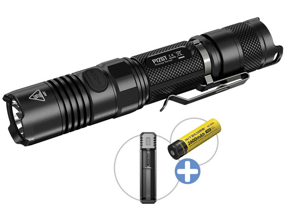 Nitecore P12 Zaklamp + Batterij & Lader