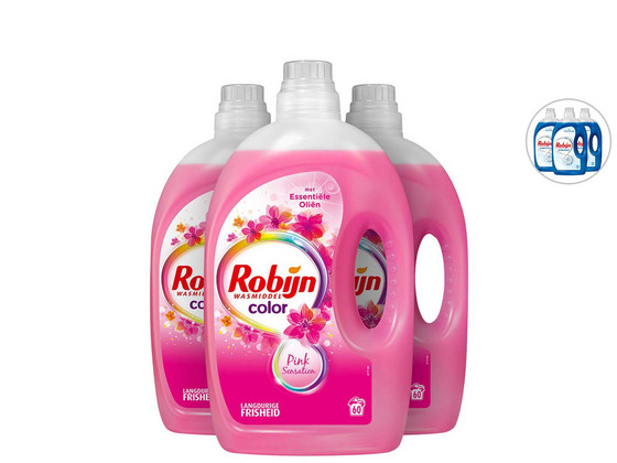 3x Robijn Vloeibaar Wasmiddel | 3 L