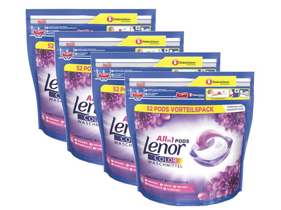 208x Lenor All-In-1 Pods Capsules