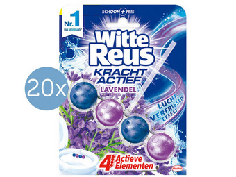 20x Witte Reus WC-Blok | Lavendel