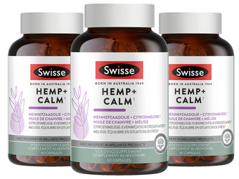 Swisse Hemp+ Calm | 3x 60 Tabletten