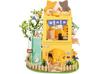 Model drewniany Robotime Cat House