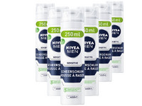 6x Nivea Men Sensitive Scheerschuim