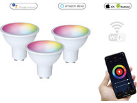 3x Flinq Smart Wifi Lamp | GU10