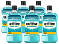 6x Listerine Cool Mint Mondwater | 600ml