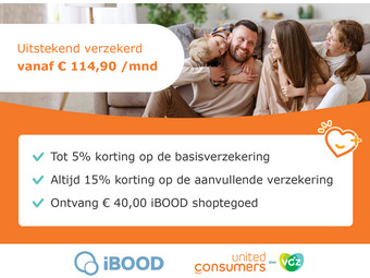 Korting op jouw Zorgverzekering + € 40 iBOOD Shoptegoed