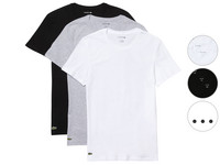 3x Lacoste T-Shirt | Rundhals-/V-Ausschnitt