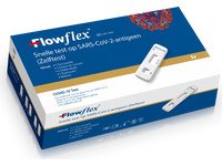 Doosje met 5 Flowflex Covid Zelftests