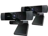 2x AUKEY 1080p-Webcam mit Stereo-Mikrofon