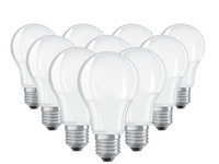 10x Osram Dimbare LED Lamp (E27)