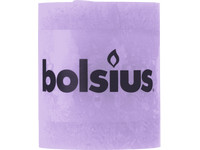 6x świeca Bolsius Rustic Lilac | Ø 6,8 x 8 cm