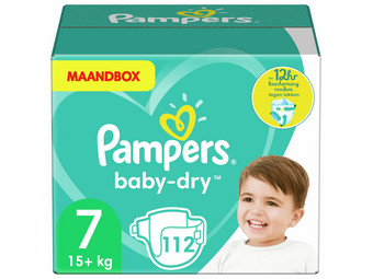 Pampers Baby-Dry | Größe 7 | 112 Stück