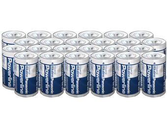 24x Panasonic Alkaline Batterij | C | 1,5V