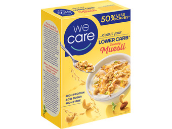 6x musli WeCare Low Carb Crunchy | 325 g