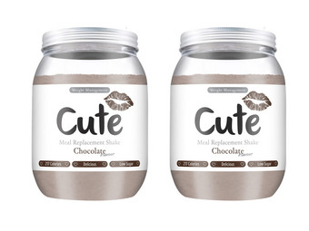 2x shake Cute Chocolate Meal Replacemen | 500 g