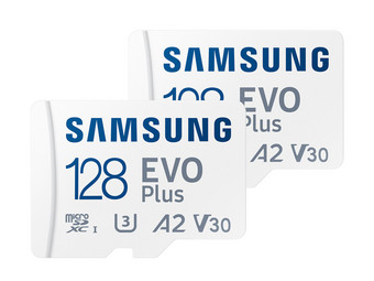 2x Samsung EVO Plus microSD-Karte | 128 GB | 2021