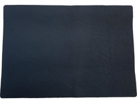 4x Xapron Leren Onderlegger Zwart | 30 x 43 cm