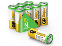 8x GP Super Alkaline-Batterie | LR1 | 1,5 V