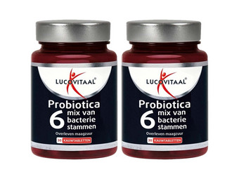 2x 30 Lucovitaal Probiotica 6 Caps