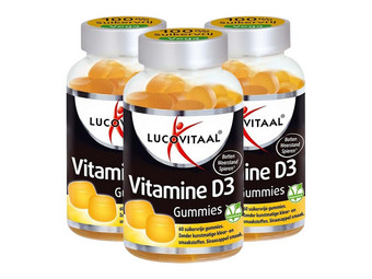 3x Lucovitaal Vitamine D3 180 Stuks