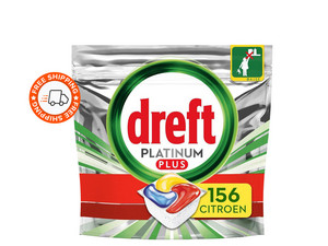 156x Dreft Platinum Plus Spülmaschinentabs