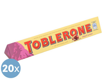 20x Toblerone Fruit & Nuts | 100gr